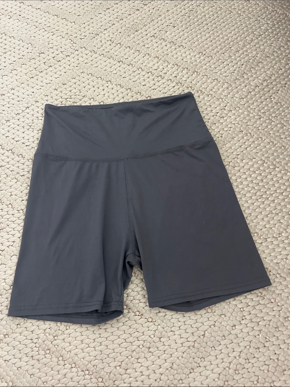 Amazon High-Waist Women's Bike Shorts - Charcoal Gray